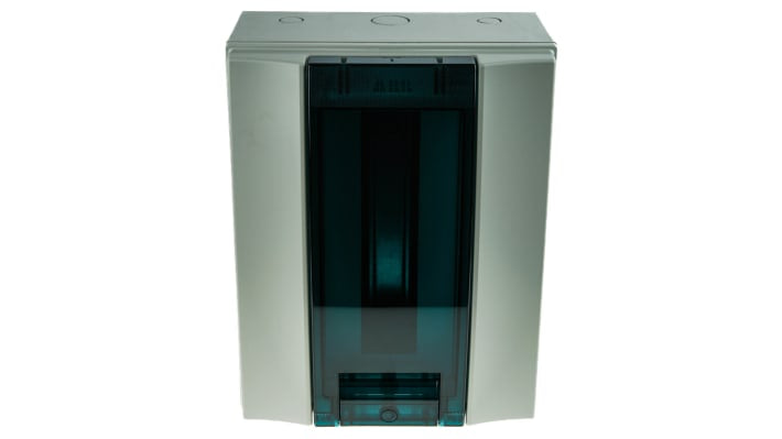 ABB 1SL1202A00, centralino in plastica 12 vie, dimensioni 250 x 320 x 155 mm, grado di protezione IP65, adatto per utenze civili.