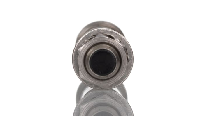 Sensore di prossimità cilindrico BALLUFF BES 516-3005-G-E5-C-S49, PNP, M5, rilevamento 1,5 mm, IP67, acciaio inox, montaggio a filo.