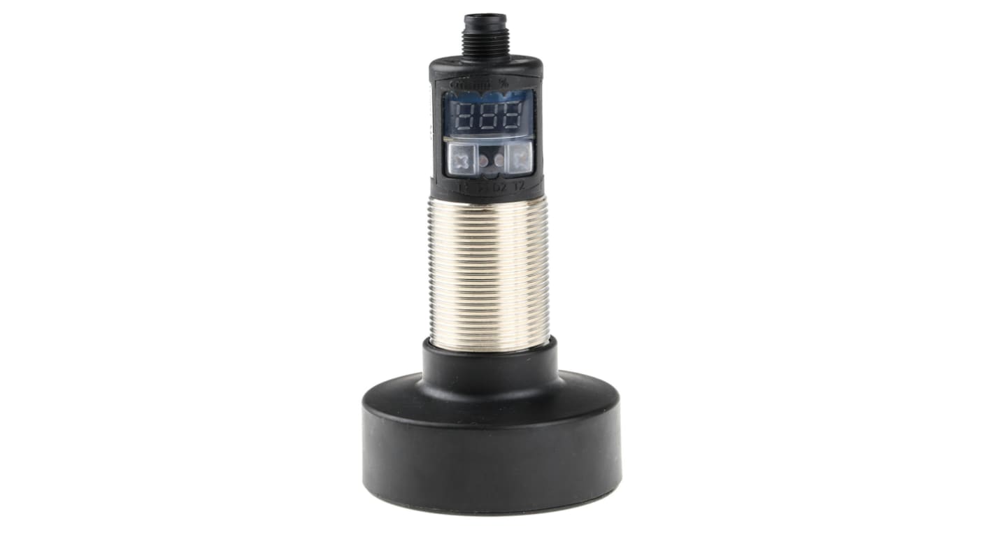 Sensore di prossimità cilindrico BALLUFF BUS M30M1-PPX-60/600-S92K, rilevamento da 600 a 6000 mm, connettore M12, IP67.