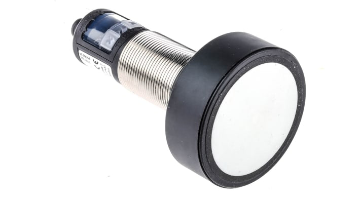 Sensore di prossimità cilindrico BALLUFF BUS M30M1-PPX-60/600-S92K, rilevamento da 600 a 6000 mm, connettore M12, IP67.