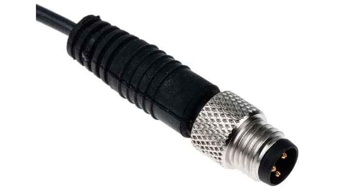 BALLUFF BMF 303K-PS-C-2A-SA2-S49-00, interruttore a solenoide miniaturizzato, montaggio su cavo, IP67, 10-30 V cc, 21.6 mm x 2.95 mm x 4.5 mm.