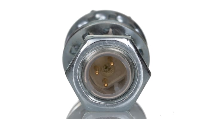 Sensore di prossimità induttivo cilindrico BALLUFF BES M12MI-PSC20B-S04G, PNP, 12-30 V c.c., IP68, 2 mm di rilevamento, 65 mm di lunghezza.