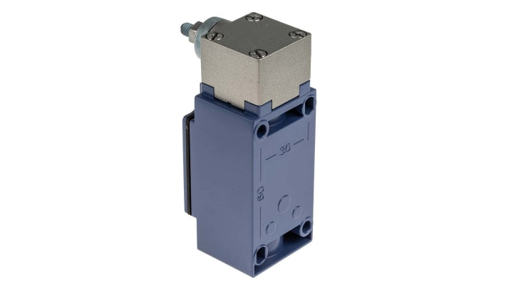 Interruttore di fine corsa a leva a rullo Telemecanique Sensors XCKJ10541H7, configurazione NO/NC, protezione IP66, dimensioni 84mm x 42.5mm x 36mm.