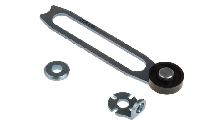 Interruttore di fine corsa a leva a rullo Telemecanique Sensors XCKJ10541H7, configurazione NO/NC, protezione IP66, dimensioni 84mm x 42.5mm x 36mm.