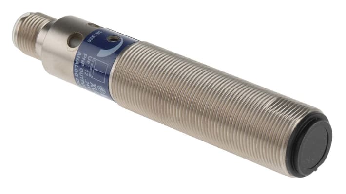 Sensore fotoelettrico cilindrico Telemecanique Sensors XU2M18AP20D - Rilevamento 50 m, uscita PNP, IP67 - Ideale per movimentazione materiali.