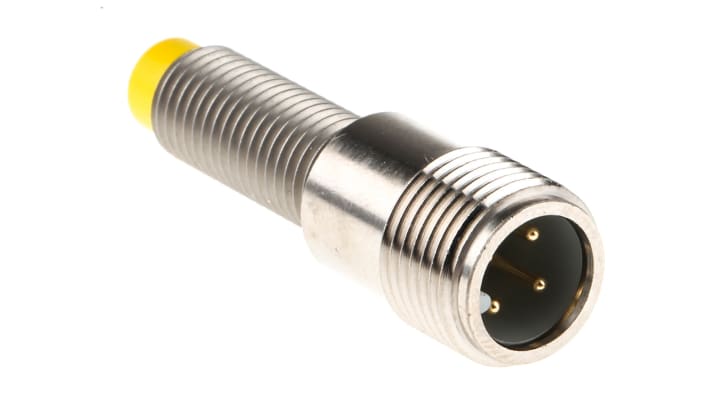 Sensore di prossimità cilindrico Turck Ni3-EG08K-Y1-H1341, NAMUR, M8, rilevamento 3 mm, IP67, connettore M12, temperatura -25°C/+70°C.