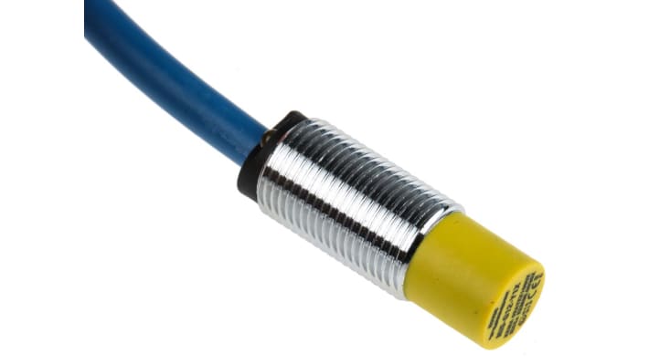 Sensore di prossimità Turck Ni5-G12-Y1X, cilindrico NAMUR M12, rilevamento 5 mm, IP67, metallo, -25°C/+70°C.