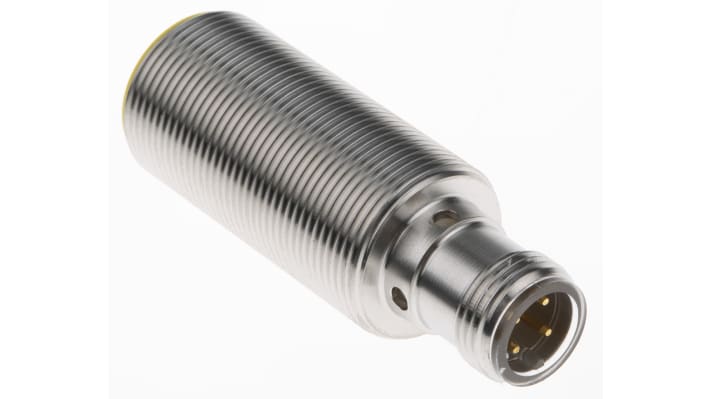 Sensore di prossimità cilindrico Turck Bi5-EM18-Y1X-H1141, tecnologia NAMUR, IP67, montaggio a filo, lunghezza 52 mm.