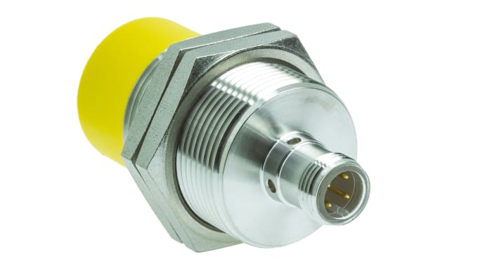 Sensore di prossimità cilindrico Turck Ni15-EM30-Y1X-H1141, NAMUR, M30, rilevamento 15 mm, IP67, corpo in acciaio inox, connettore M12.
