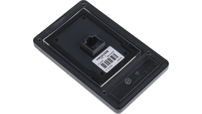 Tastierino remoto ATV12 VW3A1007 di Schneider Electric, dimensioni 22,7 x 50 x 70 mm, grado di protezione IP65, montaggio su sportello.