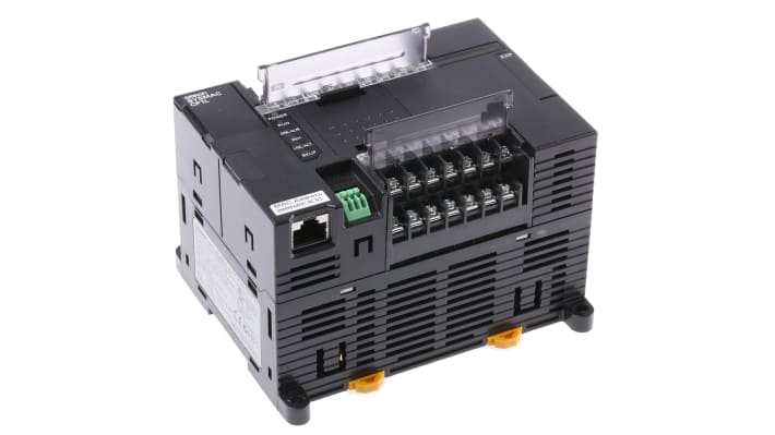 Omron CP1L-EL20DT1-D: CPU PLC con 12 ingressi e 8 uscite, 20-26,4 V c.c., Ethernet e USB. Ideale per applicazioni industriali avanzate.