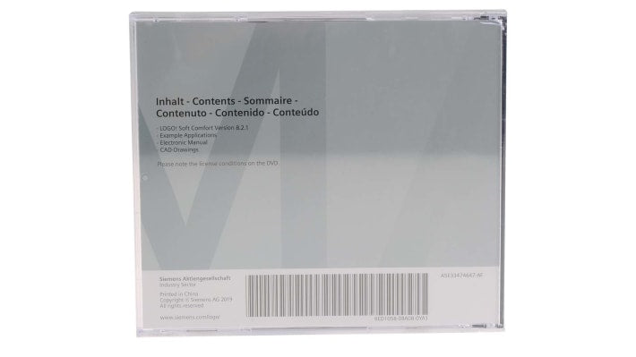 Software di programmazione PLC Siemens LOGO! Soft Comfort V8 - 6ED1058-0BA08-0YA1 per LOGO! Serie 8. Compatibile con Windows, Linux e Mac. Ottimizza l'automazione industriale.