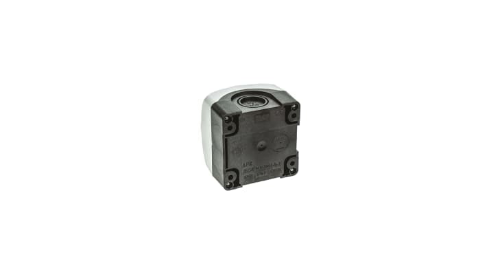 Scatola per pulsante Lovato LPZP1A8, Ø 22 mm, grigio, plastica, IP66/IP67/IP69K, per montaggio in diverse posizioni.