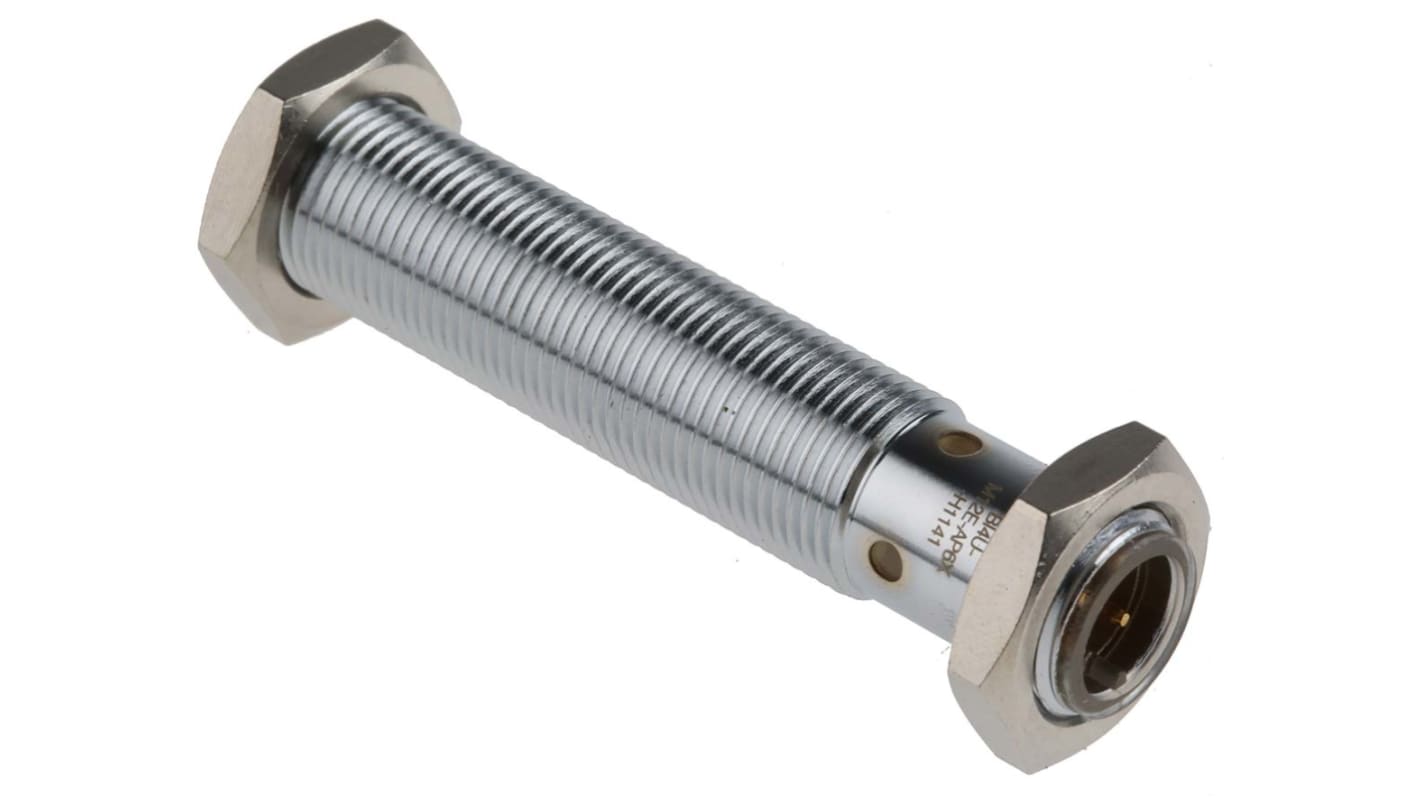 Sensore di prossimità cilindrico Turck Bi4U-M12E-AP6X-H1141, tecnologia PNP, M12, rilevamento 4 mm, IP68, montaggio a filo.