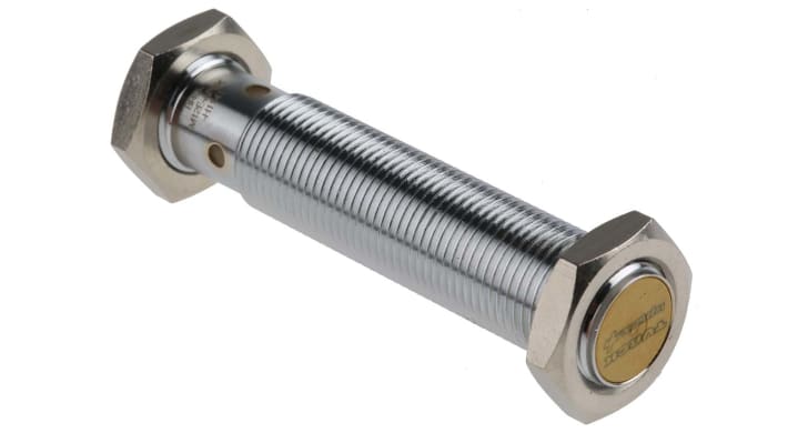 Sensore di prossimità cilindrico Turck Bi4U-M12E-AP6X-H1141, tecnologia PNP, M12, rilevamento 4 mm, IP68, montaggio a filo.