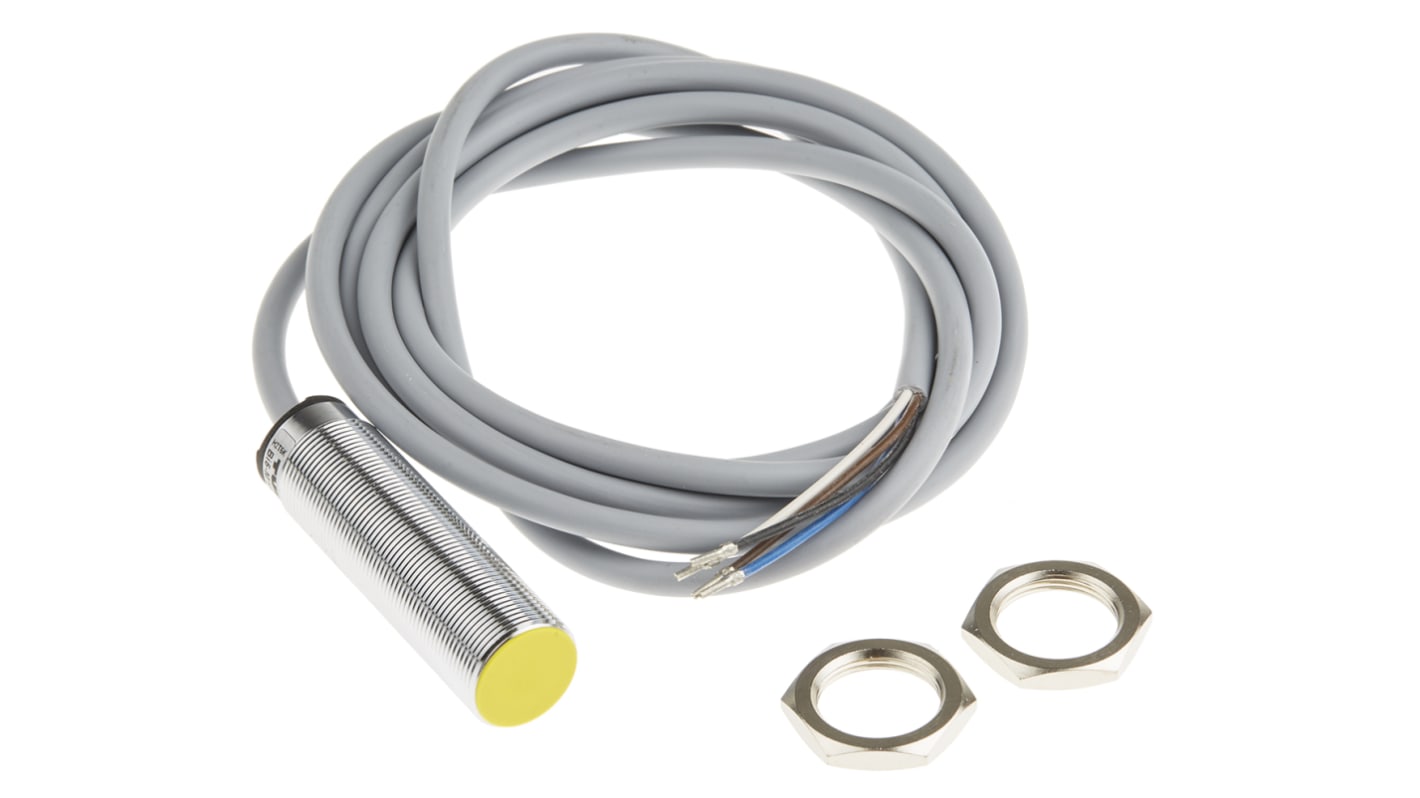 Sensore di prossimità cilindrico Turck Bi5-M18-LiU, induttivo, M18, rilevamento 4 mm, IP67, alimentazione 15-30 V c.c.