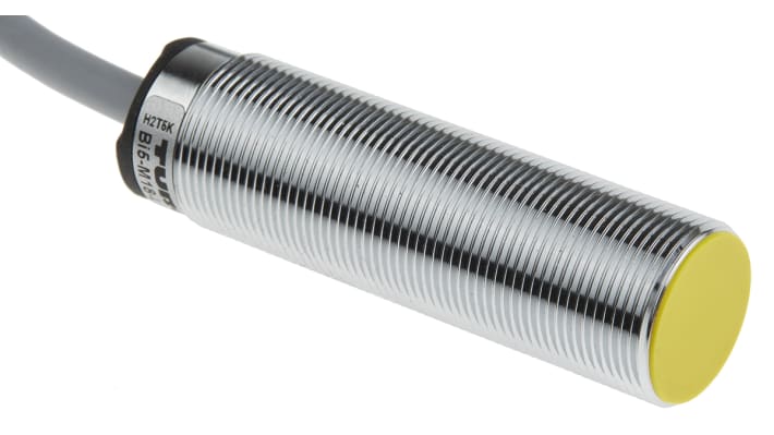 Sensore di prossimità cilindrico Turck Bi5-M18-LiU, induttivo, M18, rilevamento 4 mm, IP67, alimentazione 15-30 V c.c.