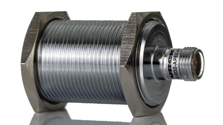 Sensore di prossimità cilindrico PNP Turck BI10-M30-AP6X-H1141, M30, rilevamento 10 mm, IP67, montaggio a filo.