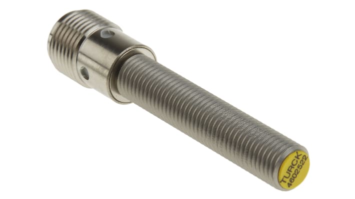 Sensore di prossimità cilindrico PNP M12 Turck Bi2-EG08-VP6X-H1341, rilevamento 2 mm, IP67, alimentazione 10-30 V c.c.