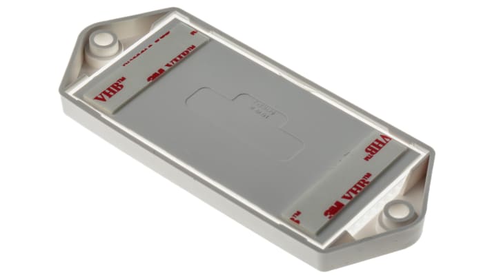 Riflettore Banner BRT-100X55A per sensore VALU-BEAM, dimensioni 100 x 55 mm, montaggio a pannello, corpo in acrilico.