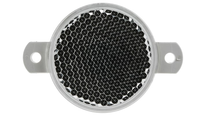 Riflettore rotondo Banner BRT-42A per sensore VALU-BEAM 915, progettato per applicazioni industriali.