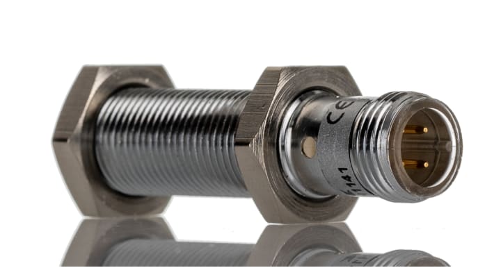 Sensore di prossimità cilindrico PNP M12 Turck Bi2-M12-AP6X-H1141, rilevamento a 2 mm, IP67, alimentazione 10-30 V c.c.