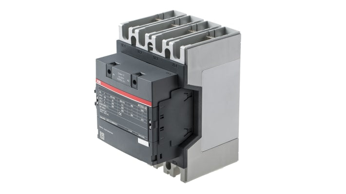 Contattore ABB 1SFL527102R1311, 4 poli, 350 A, montaggio su guida DIN, dimensioni 195,6 x 140 x 152,6 mm, IP20.