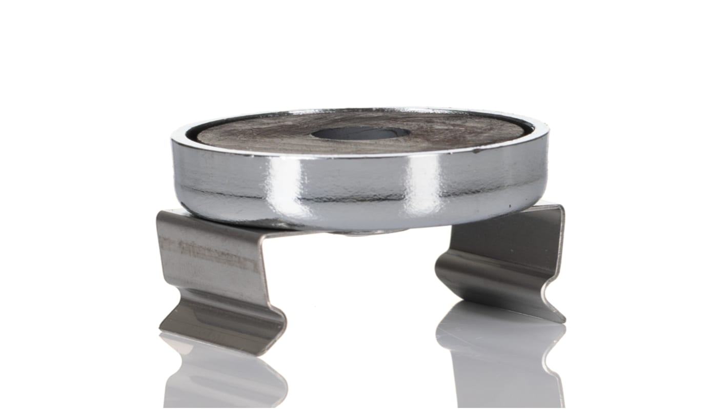 Staffa di montaggio magnetica Banner LMBWLB32MAG per barra luminosa WLB32, in acciaio inox, supporta fino a 16 lb, compatibile con cilindri da 32 a 160 mm.