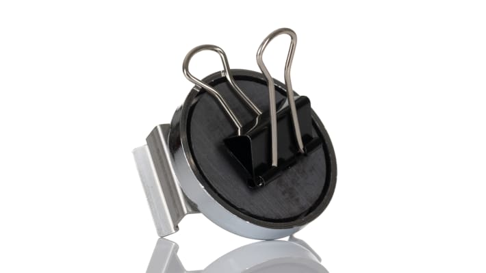 Staffa di montaggio magnetica Banner LMBWLB32MAG per barra luminosa WLB32, in acciaio inox, supporta fino a 16 lb, compatibile con cilindri da 32 a 160 mm.