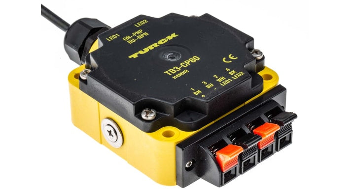 Tester sensore Turck TB3-CP80, unità per verificare la funzionalità di sensori induttivi e capacitivi, alimentazione 18 V c.c.