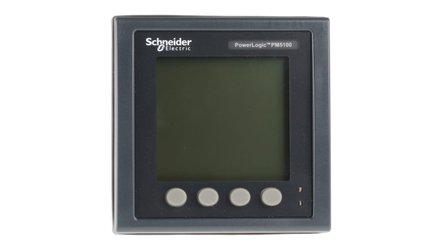 Misuratore di potenza trifase Schneider Electric METSEPM5111 con display LCD - Precisione ±0,5%, ideale per sub-fatturazione e gestione costi.