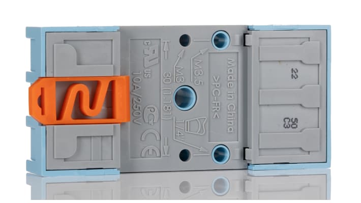 Zoccolo per relè Turck S3-S, connettore femmina 250 V, 10 A, montaggio su guida DIN, 11 contatti, compatibile con serie C3.