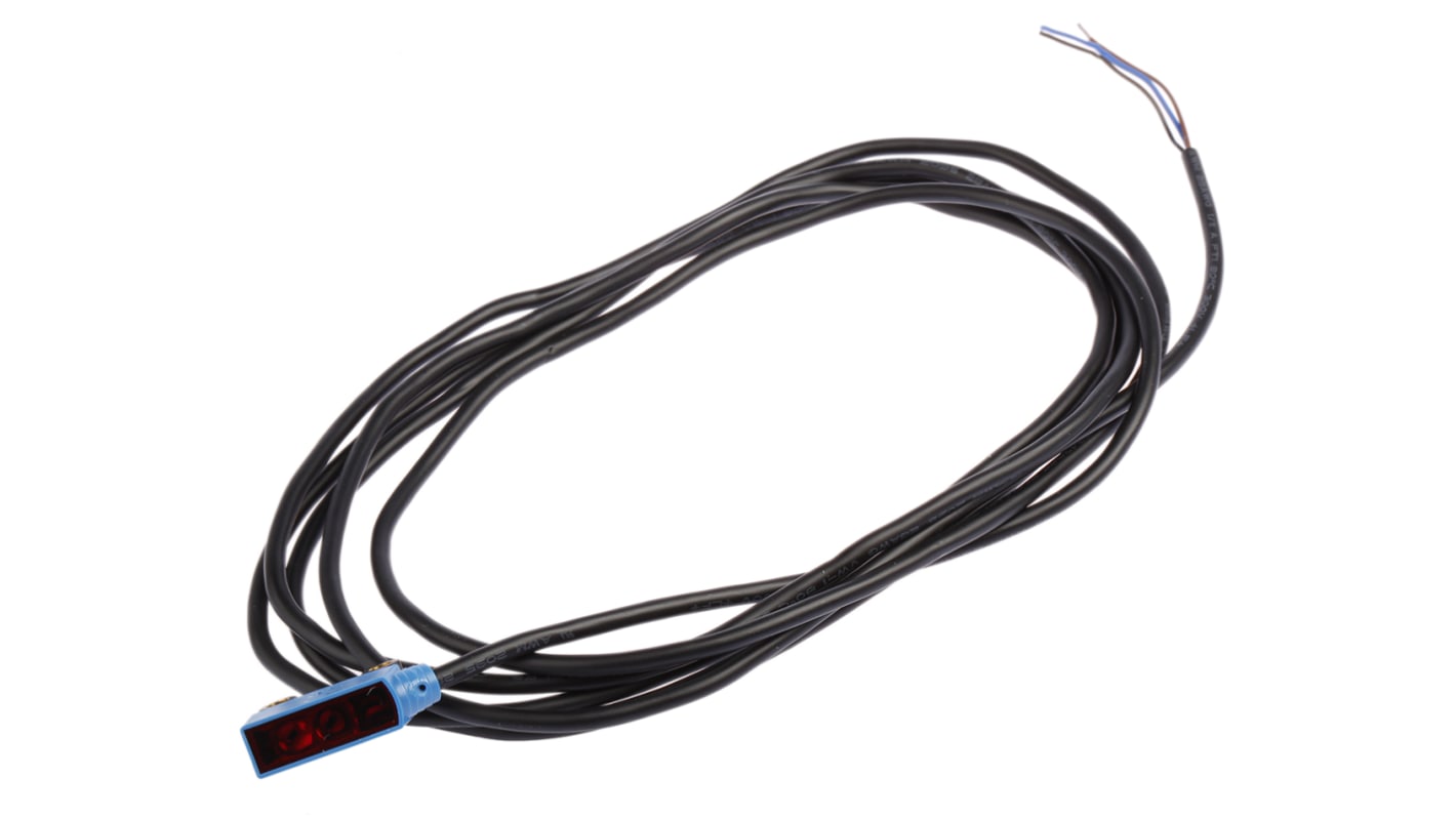 Sensore fotoelettrico rettangolare Sick WTB2S-2P1330, rilevamento 1-36 mm, uscita PNP, montaggio a pannello, IP67.