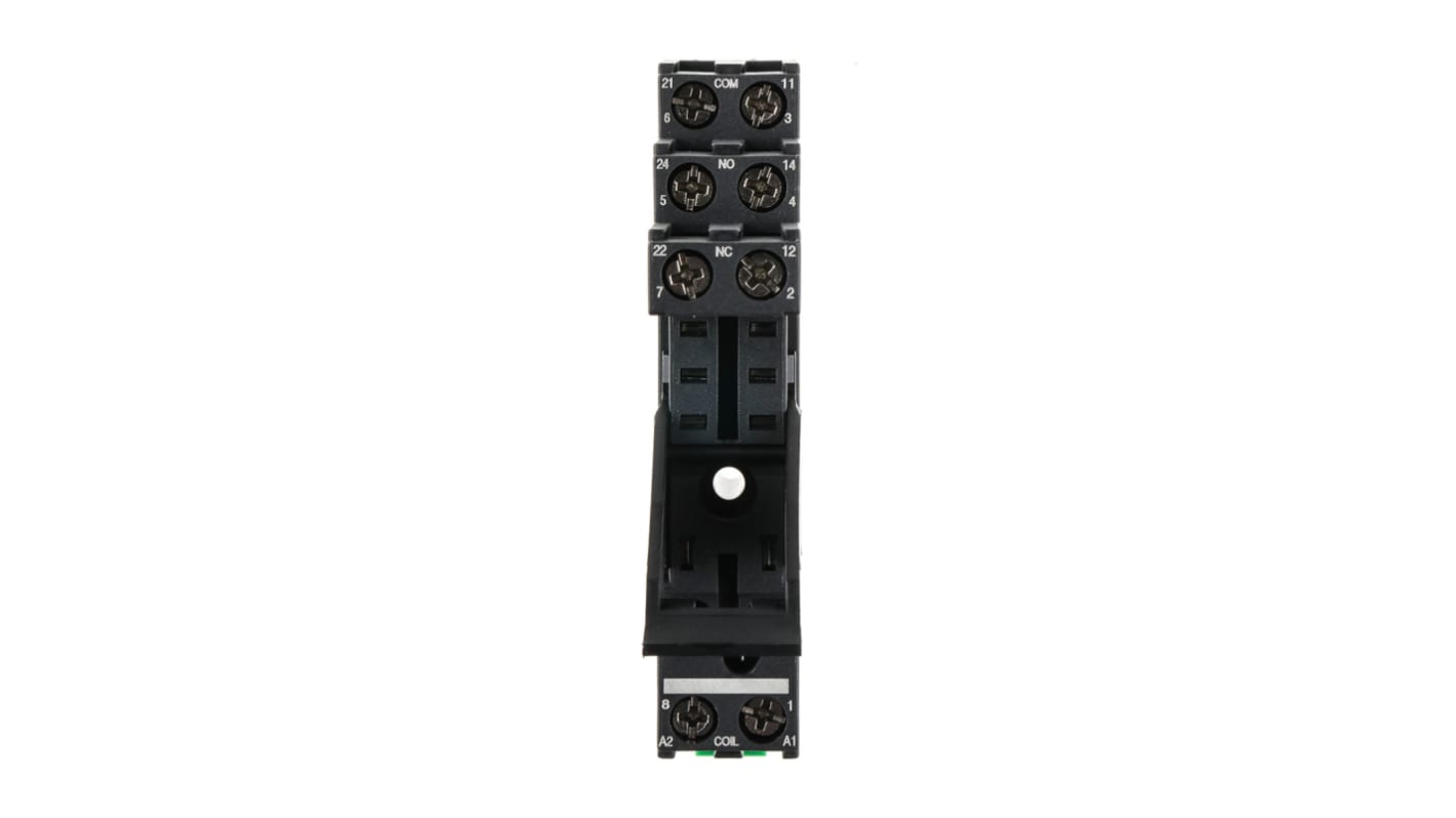 Zoccolo relè Harmony RXG Schneider Electric RGZE1S48M - 250V, 5A - Connessione sicura - Resistente a -40°C/+70°C - Settore automotive, stampa, centrali elettriche.