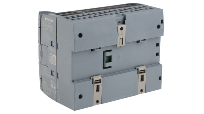 CPU PLC Siemens S7-1200, 14 ingressi digitali, 2 analogici, 10 uscite digitali - 6ES7215-1HG40-0XB0: ideale per applicazioni industriali.