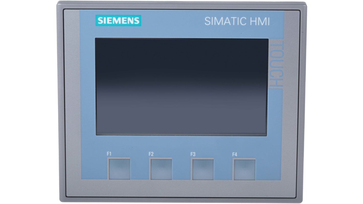 Pannello SIMATIC HMI 4,3" KTP 44 IP65 Siemens - 6AV2123-2DB03-0AX0 per controllo e monitoraggio in ambito meccanico. Display TFT ad alta risoluzione e supporto USB.