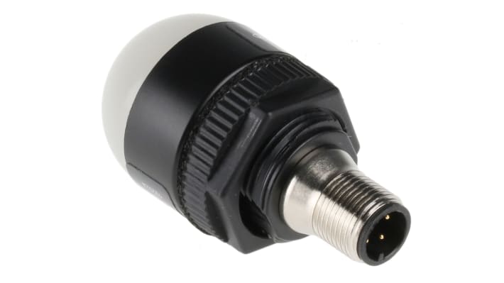 Segnalatore LED Banner K30LGRYPQ, alimentazione 10-30 V c.c., colori verde, rosso, giallo, montaggio su base di 30 mm, altezza 58 mm, grado di protezione IP67/IP69.