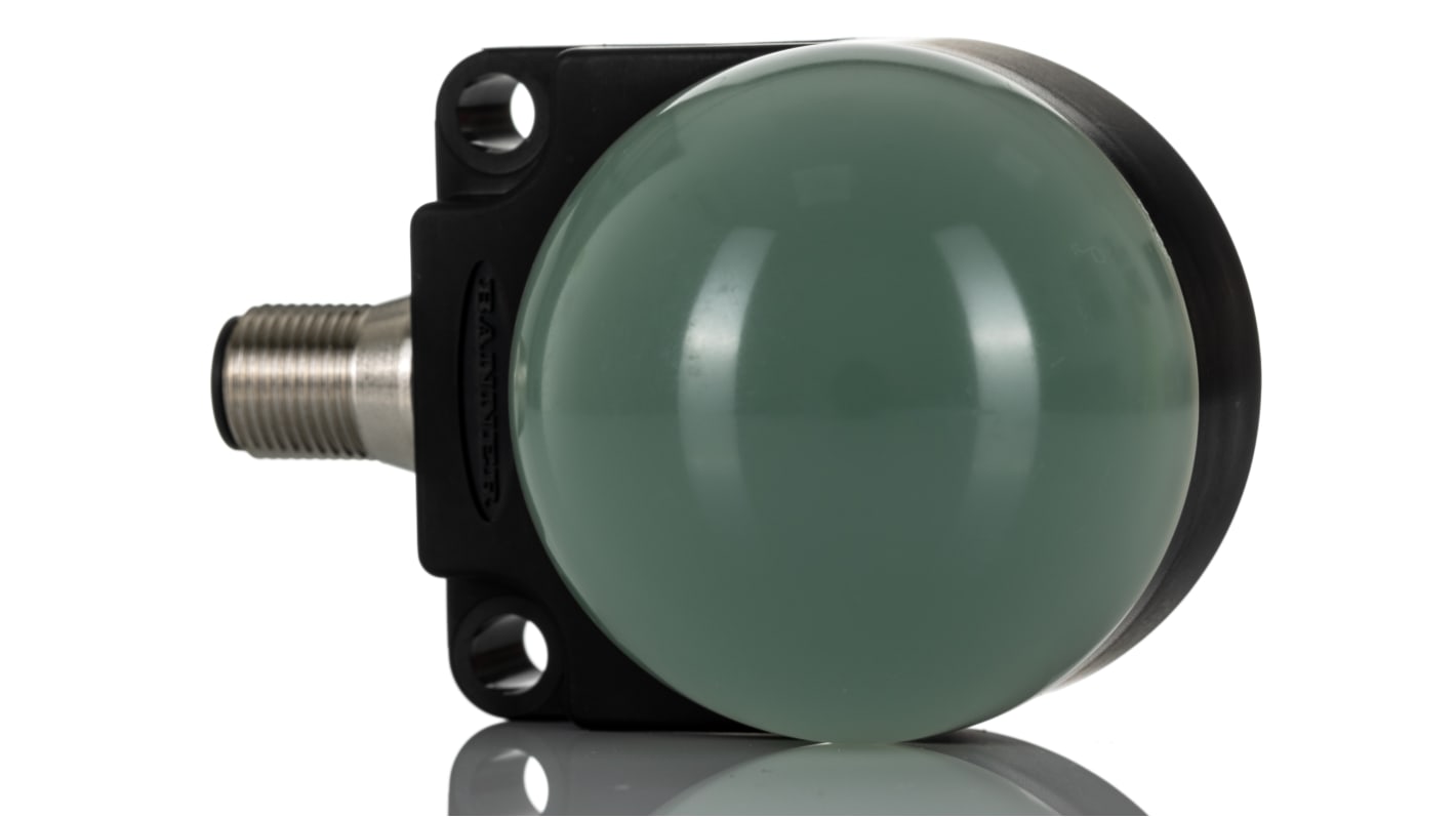 Segnalatore LED Banner K50FLGRYPQ, colori verde, rosso, giallo, montaggio piatto, IP67/IP69K, altezza 76 mm, alimentazione 18-30 V c.c.