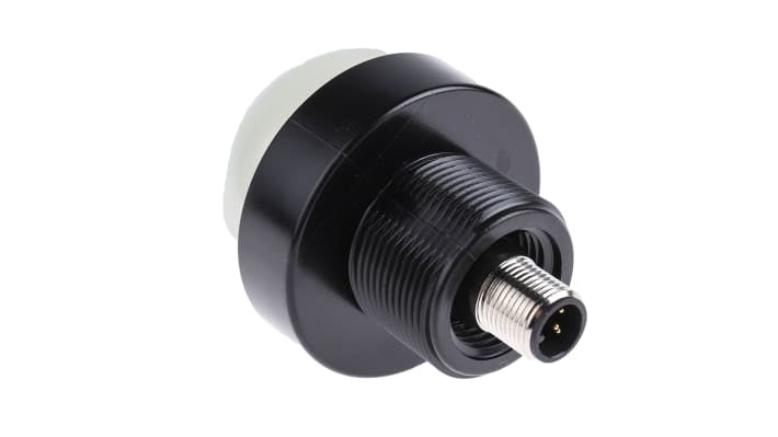 Segnalatore lampeggiante LED Banner K50LGRY2PQ, colori verde, rosso, giallo, montaggio su base, IP67/IP69K, 50 mm di diametro.