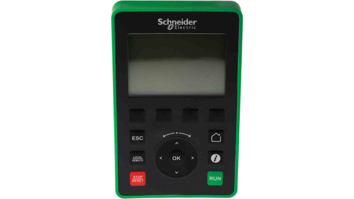 Terminale display grafico VW3A1111 per Altivar ATV630 VFD - Schneider Electric. Monitoraggio in tempo reale, risparmio energetico e interfaccia web integrata. Ideale per settori industriali.