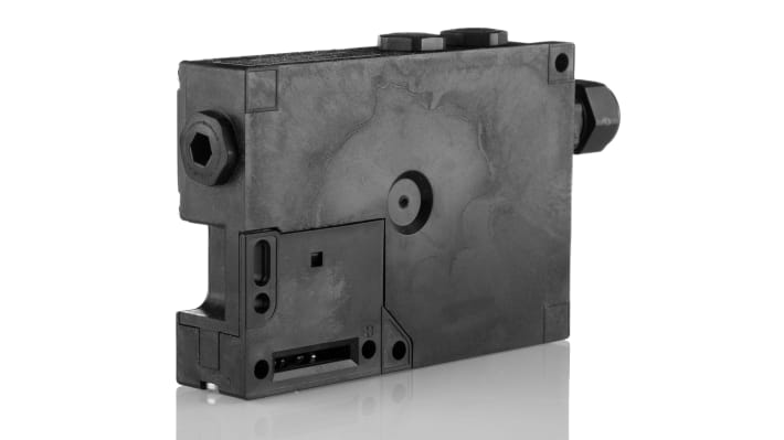 Interruttore di interblocco a solenoide Schmersal EX-AZM 161, 24V, 2NC, IP67, dimensioni 130 x 114 x 30 mm, peso 470 g.