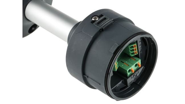 Base di montaggio con tubo Schneider Electric XVUZ02 per torri faro Harmony XVU, Ø base 70mm, resistente IP65. Ideale per applicazioni industriali.