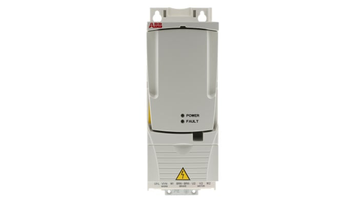 ABB ACS355-03E-07A3-4, inverter trifase 3 kW, montaggio a pannello, dimensioni 70x187x239 mm, grado di protezione IP20.