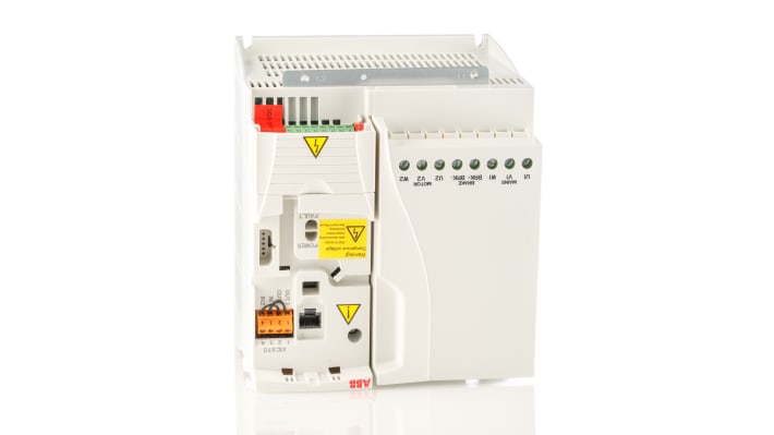ABB ACS355-03E-23A1-4, inverter trifase 11 kW, montaggio a pannello, dimensioni 236x169x195 mm, protezione IP20.