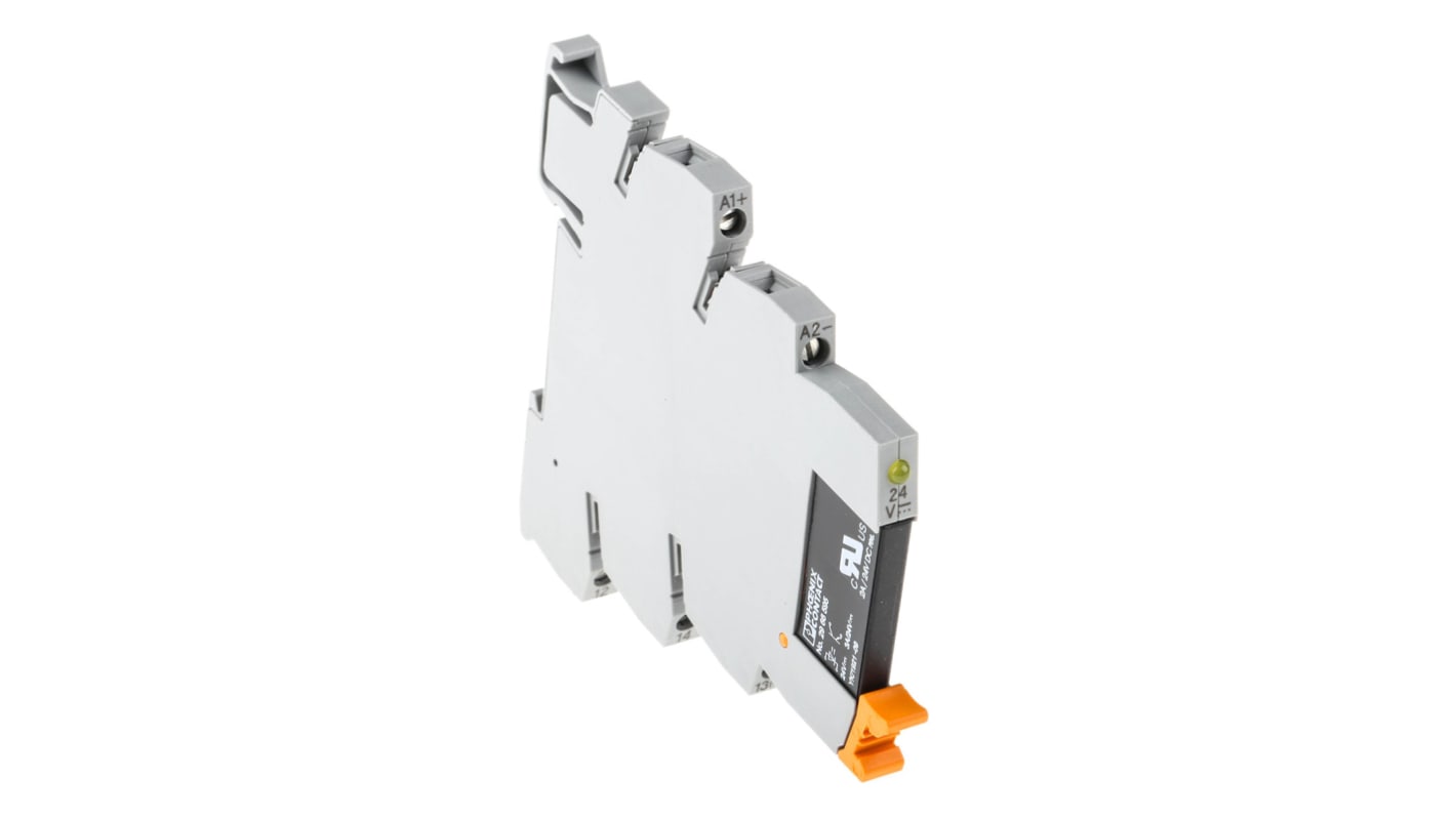 Modulo interfaccia serie PLC-OSC-24DC/24DC/2/C1D2 Phoenix Contact 5603260, 24V, 3A. Controllo preciso per automazione industriale. Montaggio su guida DIN.