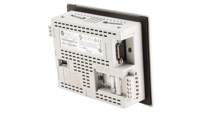 Allen Bradley 2711R-T4T, display HMI touch screen PanelView 800, 4 poll, risoluzione 480 x 272, IP65, 138 x 116 x 43 mm.