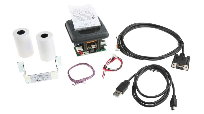 Stampante da pannello Able Systems Ap1400VKITRS, risoluzione 384 punti/linea, dimensioni 80mm x 83mm x 67mm, montaggio versatile.