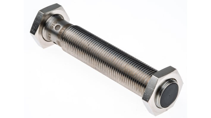 Sensore di prossimità induttivo BALLUFF BES 516-113-S4-C, PNP M12, rilevamento 2 mm, IP68, acciaio inox, -40/+85 °C.