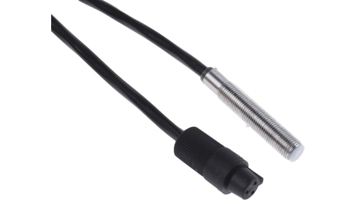 Sensore di prossimità cilindrico BALLUFF BCS M05T4C-XXS10C-EP02-GZ01-002, M5, rilevamento 1 mm, IP67, acciaio inox, 29 mm.