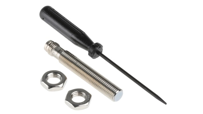 BALLUFF BCS M08T4E2-PSM15C-S49G, sensore di prossimità cilindrico PNP M8, rilevamento 1,5 mm, IP67, acciaio inox, alimentazione 11-30 V c.c.